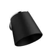 Alpi Fred Верхний душ d21,8 см, 1 вид струи, кронштейн настенный, цвет: chrome/black FD P04 CR NE