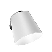 Alpi Fred Верхний душ d21,8 см, 1 вид струи, кронштейн настенный, цвет: chrome/white FD P04 CR BI