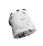 Alpi Fred Верхний душ d21,8 см, 1 вид струи, кронштейн настенный, цвет: chrome/white FD P04 CR MBO