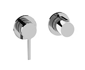 Alpi Nu Смеситель для душа на 2 потребителя, встраиваемый, внешняя часть, цвет: chrome NU 24ELN863 CR