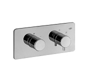 Alpi Allen Смеситель для душа термостатический на 2 потребителя, встр., внешняя часть, цвет: chrome AL ELV163 CR