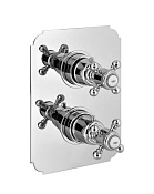Alpi London Смеситель для душа на 2 потребителя, встраиваемый, с внутренней частью, цвет: chrome LO 89163 CR