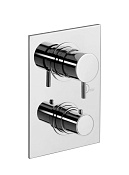Alpi Blue Смеситель для душа термостат. на 3 потребителя, встр., с внутренней частью, цвет: chrome BU 85169 CR