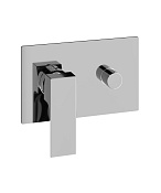 Alpi Una18 Смеситель для душа на 2 потребитель, встраиваемый, внешняя часть, цвет: chrome UN EL863 CR