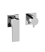 Alpi Una18 Смеситель для душа на 2 потребитель, встраиваемый, внешняя часть, цвет: chrome UN ELN863 CR