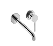 Alpi Nu Смеситель для раковины встраиваемый, внешняя часть, длина излива 17 см, цвет: chrome NU 24EL876/17 CR