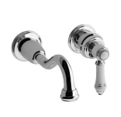 Alpi London Смеситель для раковины встраиваемый, внешняя часть, длина излива 21,1 см, цвет: chrome LO EL876 CR