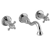 Alpi London Смеситель для раковины встраиваемый, внешняя часть, длина излива 20,8 см, цвет: chrome LO E892 CR