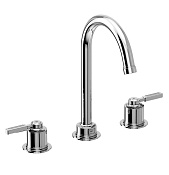 Alpi Le Grand Смеситель для раковины высокий на 3 отв., без д/к, высота излива 18,9 см, цвет: chrome LG 14692 CR