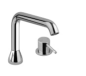 Alpi Blue Смеситель для раковины высокий, без донного клапана, высота излива 16 см, цвет: chrome BU 85377 CR