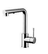 Alpi Blue Смеситель для кухни с выдвижным изливом, без возможности подключения фильтра, цвет: chrome BU 85290 CR