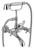 Alpi London Смеситель для душа накладной, с ручным душем и изливом, цвет: chrome LO 41600 CR