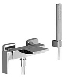 Alpi Una18 Смеситель для душа накладной, с ручным душем и изливом, цвет: chrome UN 18801 CR