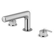 Alpi Allen Смеситель для раковины на 3 отверстия, без донного клапана, дл. излива 15см, цвет: chrome AL 98690 CR