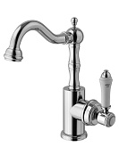 Alpi London Смеситель для раковины высокий, с донным клапаном, высота излива 21 см, цвет: chrome LO 41475 CR