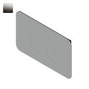 Ritmonio Complementi Клавиша смыва 26x0,8x16h см, цвет: ix brushed 78T003IX