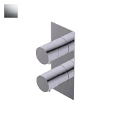 Ritmonio P47 Смеситель для душа термостатический, на 3 потребителя, внешняя часть, цвет: crl chrome PR47HG101CRL