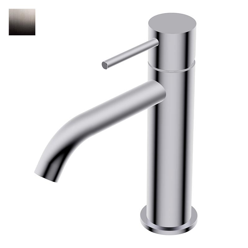 Ritmonio Diametro35 S Смеситель для раковины, без д/к, излив 12,7 см, цвет: blx brushed black chrome PR52AA201BLX