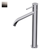 Ritmonio Diametro35 S Смеситель для раковины высокий, без д/к, излив 17 см, цвет: brush black chrome PR52AF201BLX