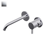 Ritmonio Diametro35 S Смеситель для раковины встраив., излив 19,3 см, внеш. часть, цвет: crl chrome PR52AL202CRL