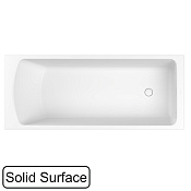 Whitecross Coin Ванна из Solid Surface встраиваемая 170x70 см, с щельев. перел., цвет: белый матовый 0224.170070.200