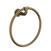 Gessi Venti20 Полотенцедержатель кольцо d22,2 см, подвесной, цвет: antique brass 65509#713