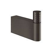 Gessi Habito Cesello Крючок для полотенец одинарный, подвесной, цвет: black metal brushed PVD 70423#707
