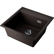 Omoikiri Daisen 51-ES Кухонная мойка из Artgranit 51x51 см, цвет: espresso 4997305