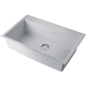 Omoikiri Daisen 77-WH Кухонная мойка из Artgranit 77x51 см, цвет: белый 4997538