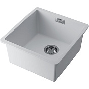 Omoikiri Kata 40-U-WH Кухонная мойка из Artgranit 40x42 см, цвет: белый 4997525