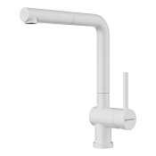 Omoikiri Akashi-S-WH Смеситель для кухни с гибким изливом цвет: белый 4994572