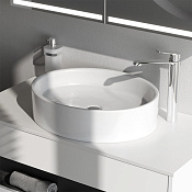 Am.Pm Func Раковина накладная 55x45,5x13,5 см, без перелива, цвет: белый глянцевый M8FWCC20550WG