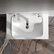 Am.Pm Func Раковина накладная 80,8х49,2 см, с переливом, 1 отв. под смеситель, цвет: белый матовый M8FWPC0800WM