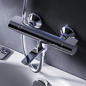 Am.Pm X-Joy Смеситель для ванны без душевого комплекта, излив 17,6 см, цвет: хром глянцевый F85A50000