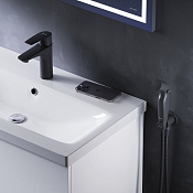 Am.Pm Gem Смеситель для раковины на 1 отверстие, без д/к, длина излива 9,9 см, цвет: черный матовый F90A03022