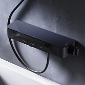 Am.Pm Func Смеситель для душа настенный, без душевого комплекта, цвет: черный матовый F8F10522