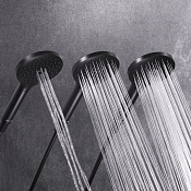 Am.Pm Like Ручной душ из abs-пластика, 3 режима, цвет: черный матовый F0280022