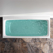 Am.Pm Func Ванна пристенная 180х80 см, слив по центру, акрил, цвет: белый глянцевый W84A-180-080W-A