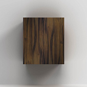 Am.Pm Func Подвесной шкаф 60х35х68,5h см, две створки, полочки, цвет: Темное дерево M8FCH0602OF