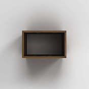 Am.Pm Func Полка модульная открытая, 40х35х25h см, цвет: темное дерево M8FOH0401OF