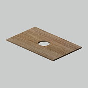 Am.Pm Func Столешница под раковину 80,4х50х1,6h см, с 1-м отвер. под раковину, цвет: темное дерево M8FST0800OF