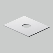 Am.Pm Func Столешница под раковину 60,4х50х1,6h см, с 1-м отвер. под раковину, цвет: белый глянцевый M8FST0601WG