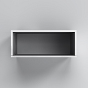 Am.Pm Func Полка модульная открытая, 60х35х25h см, цвет: белый глянцевый M8FOH0601WG