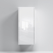 Am.Pm Func Подвесной шкаф 40х35х90h см, одна створка, полочки, цвет: белый глянцевый M8FCH04029WG