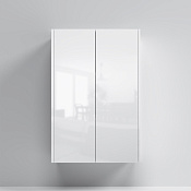 Am.Pm Func Подвесной шкаф 60х35х90h см, две створки, полочки, цвет: белый глянцевый M8FCH06029WG