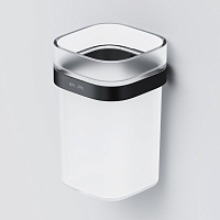 Am.Pm Func Стакан подвесной, стеклянный, цвет: черный матовый A8F34322