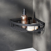 Am.Pm Sense L Полка-корзина 30 см, угловая, цвет: черный матовый A7452122