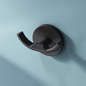 Am.Pm X-Joy Крючок для полотенец двойной, подвесной, цвет: черный матовый A85A35622