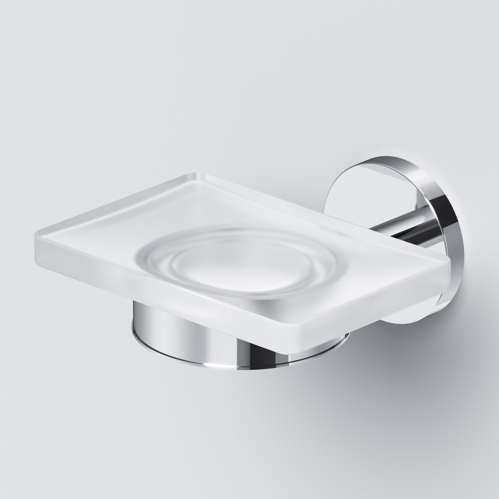 Am.Pm X-Joy Мыльница со стеклянной чашей, подвесная, цвет: хром глянцевый A85A34200