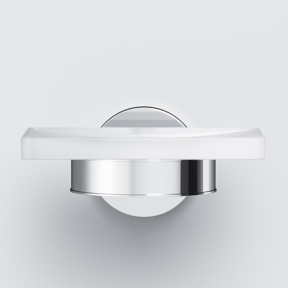 Am.Pm X-Joy Мыльница со стеклянной чашей, подвесная, цвет: хром глянцевый A85A34200